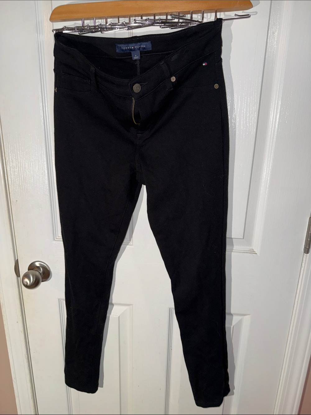 Tommy Hilfiger Women's Black Skinny Jeans - Stretch Denim